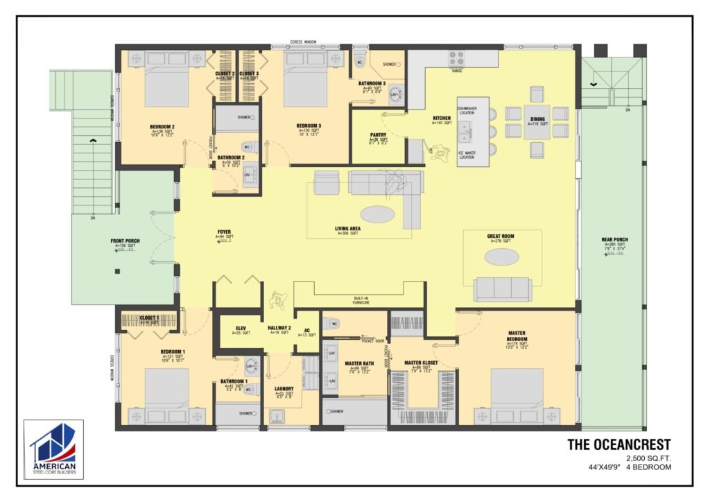 Oceancrest 2500 Floorplan Final