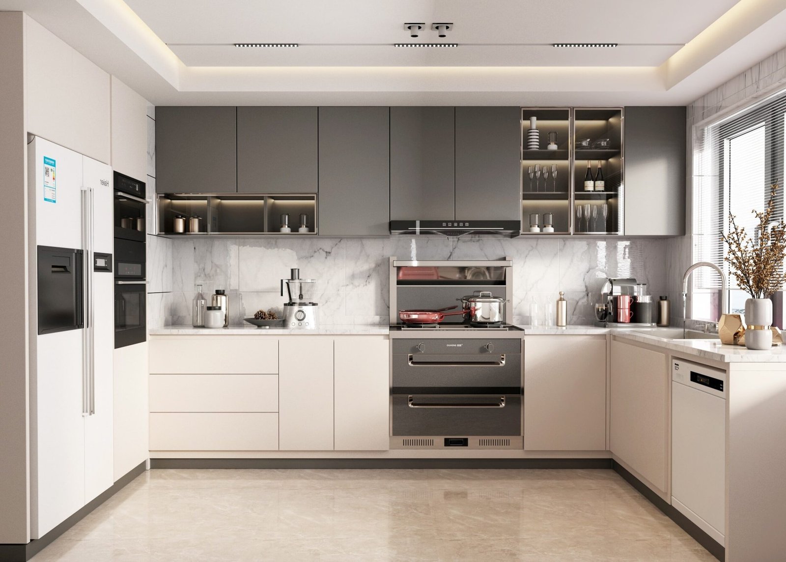 modern l shaped kitchen design min scaled