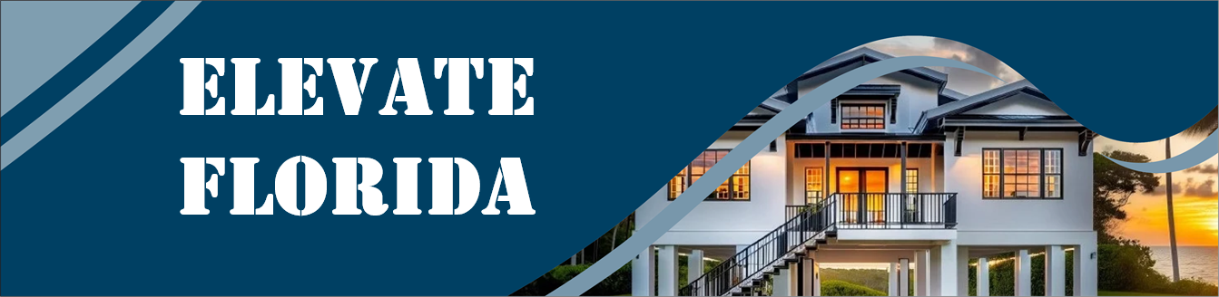 Elevate Florida Program 1 Elevate Florida is a program offered by the government to assist people whos homes have been substantially damaged by hurricanes and storms in Florida