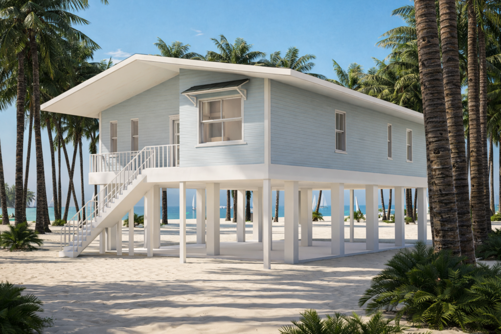 Hurricane Resistant Steel Home