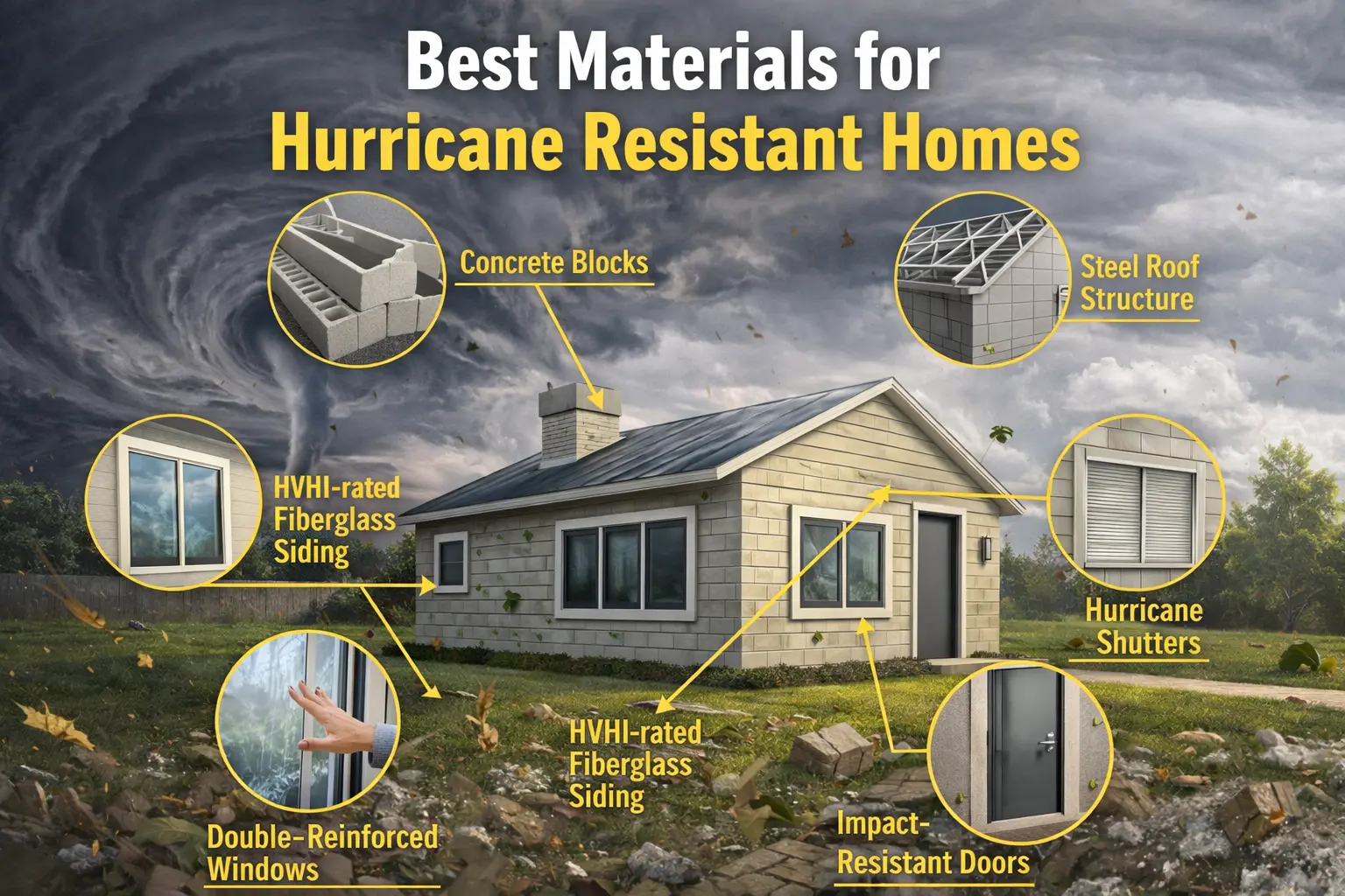 Best Materials for Hurricane Resistant Homes What Florida Builders Recommend