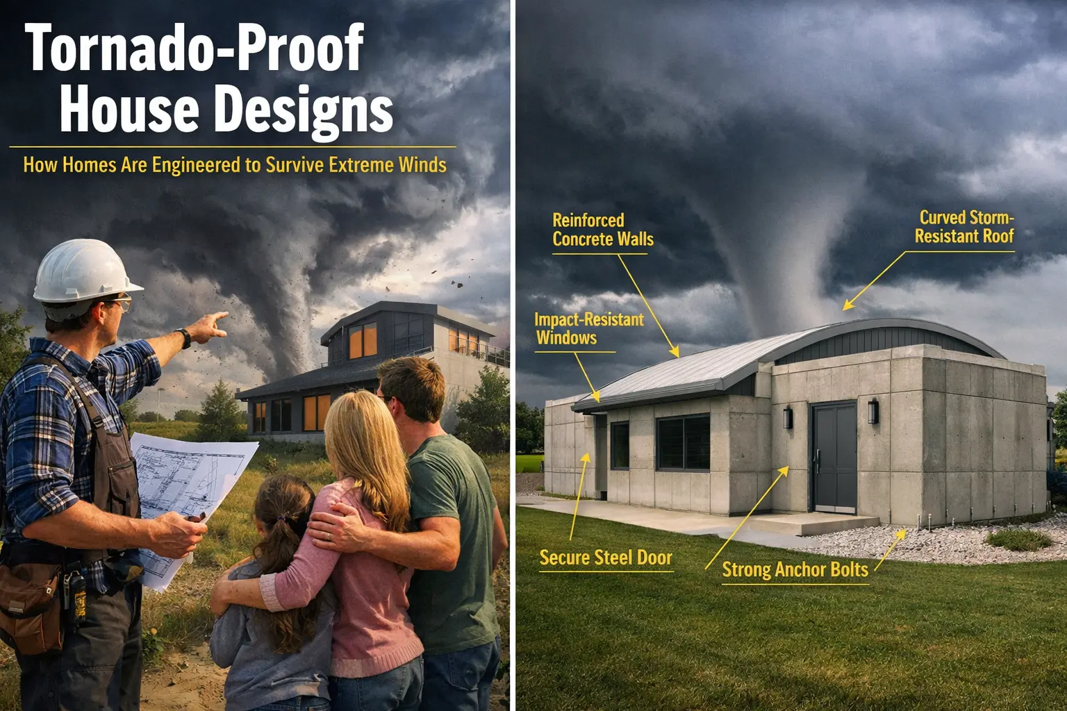 Tornado-Proof House Designs How Homes Are Engineered to Survive Extreme Winds