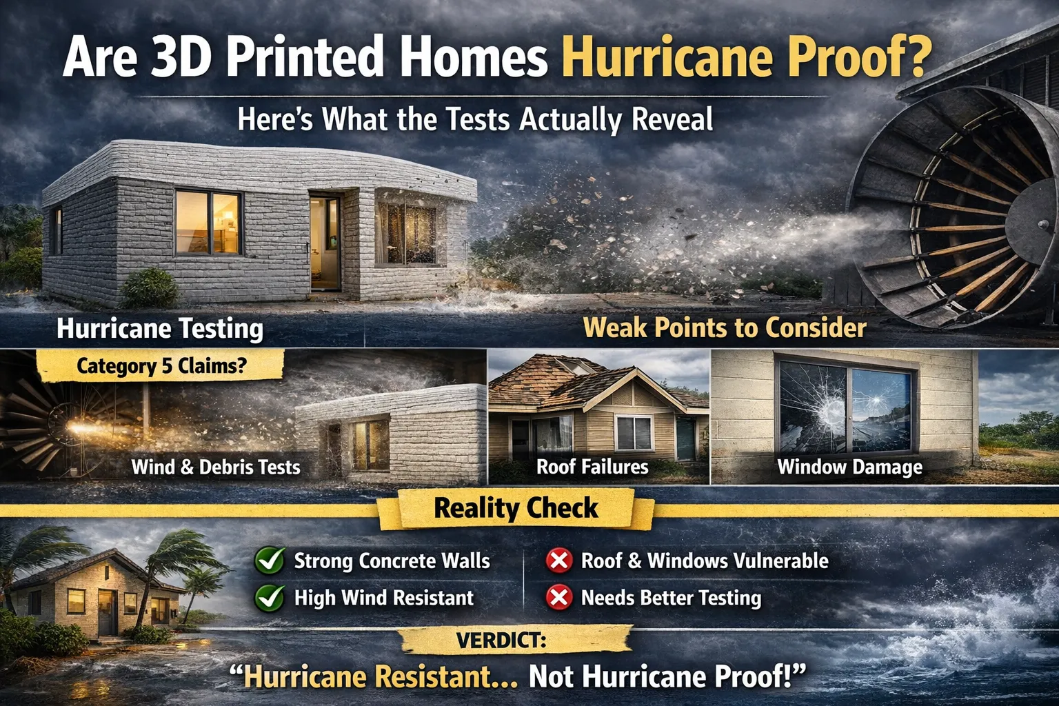 Are 3D Printed Homes Hurricane Proof Here's What the Tests Actually Reveal