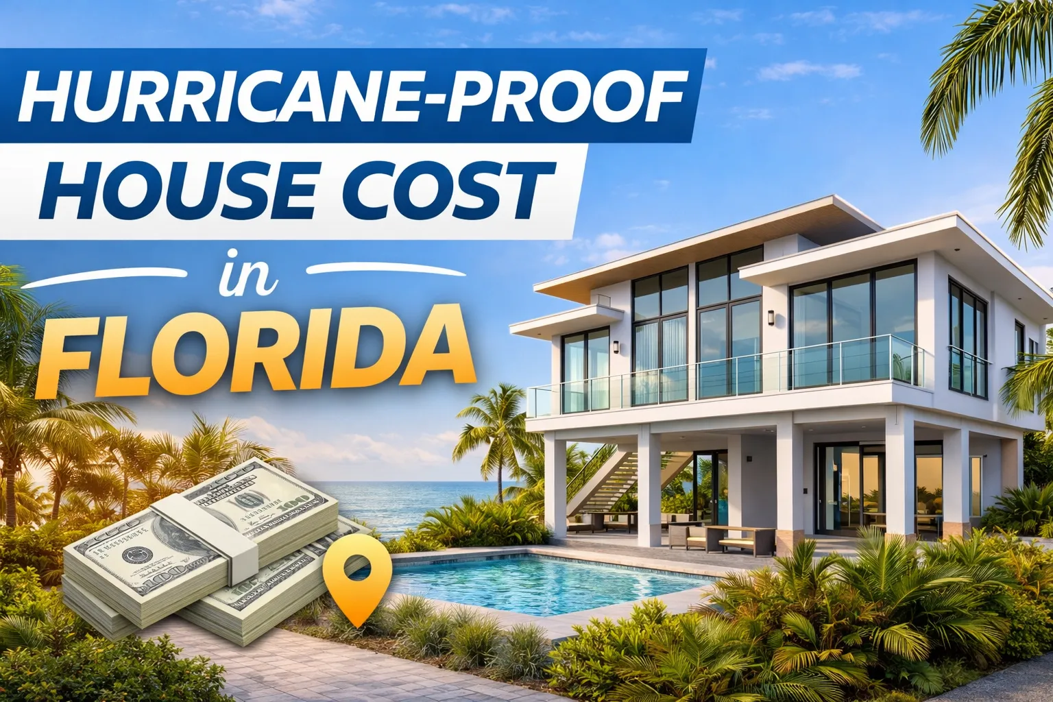 Hurricane-Proof House Cost in Florida (2026 Guide) 1 Hurricane-Proof House Cost in Florida
