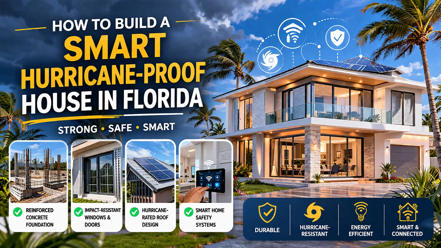 How to Build Smart Hurricane Proof House in Florida