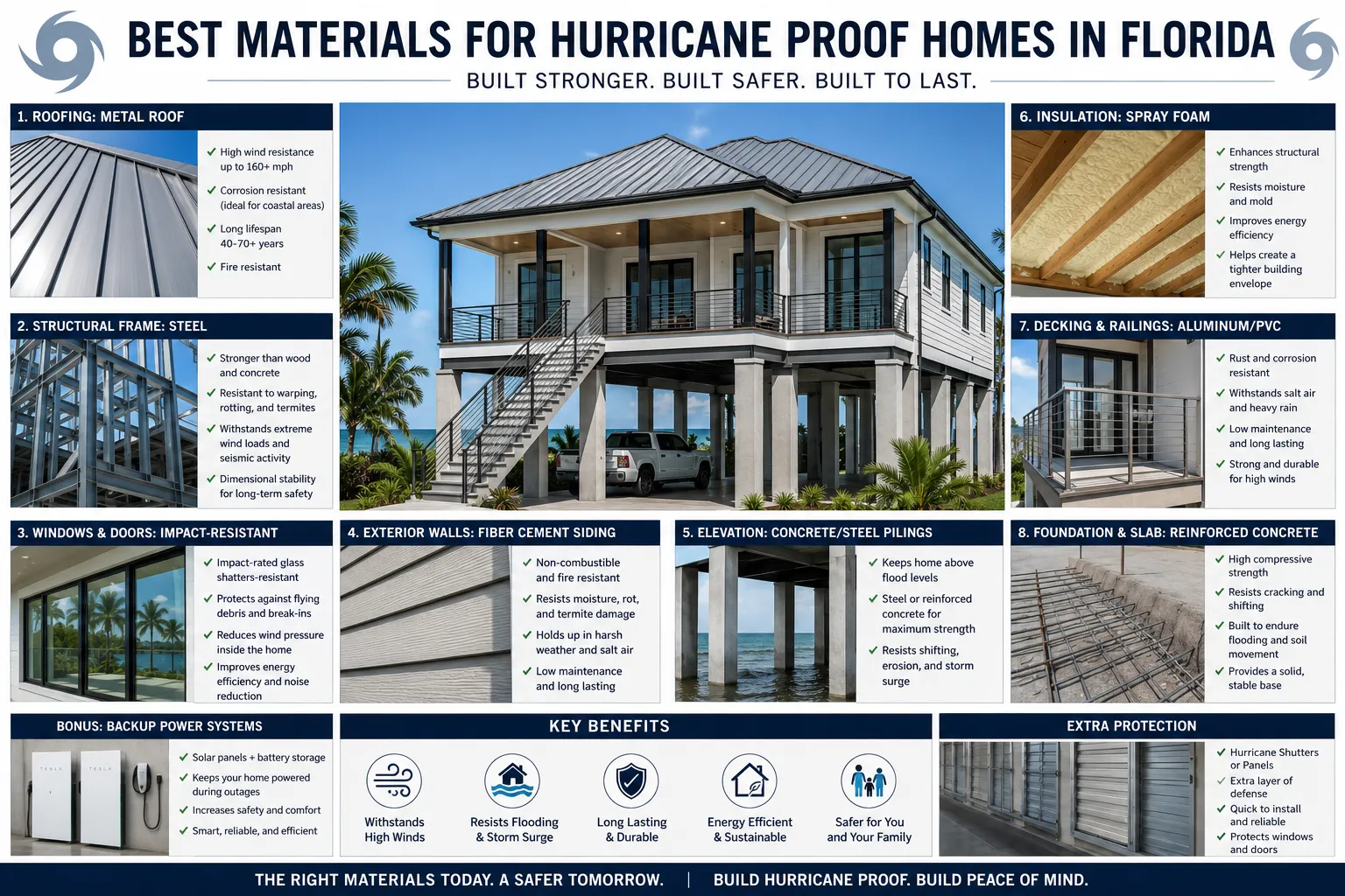 Best Materials for Hurricane Proof Homes in Florida