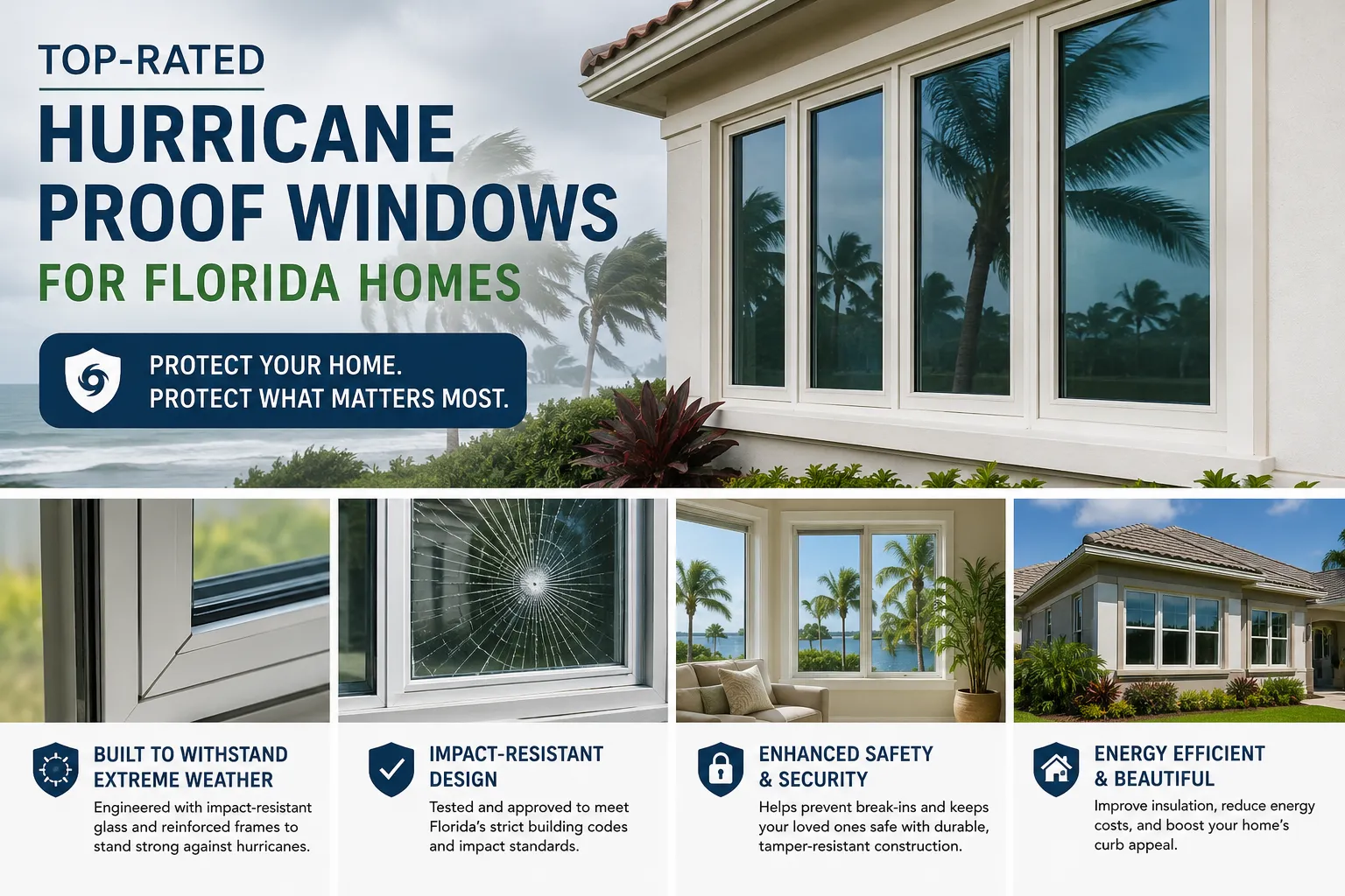 Top-Rated Hurricane Proof Windows for Florida Homes
