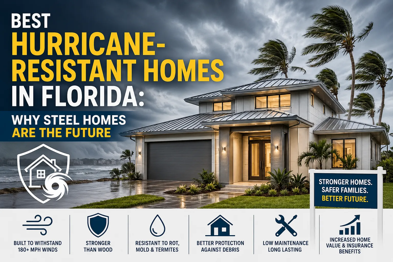 Best Hurricane-Resistant Homes in Florida: Why Steel Homes Are the Future