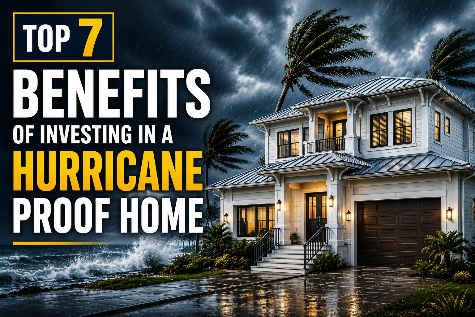 Top 7 Benefits of Investing in a Hurricane Proof Home
