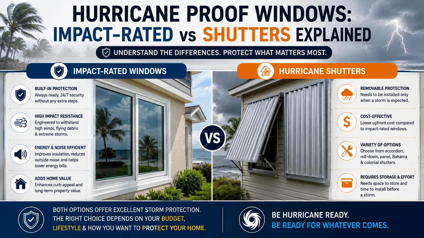 Home 15 Hurricane protection options windows vs shutters