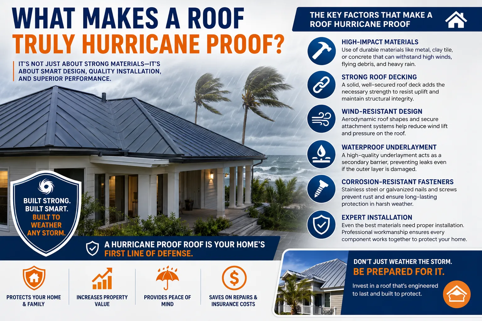 Home 14 What Makes a Roof Truly Hurricane Proof?