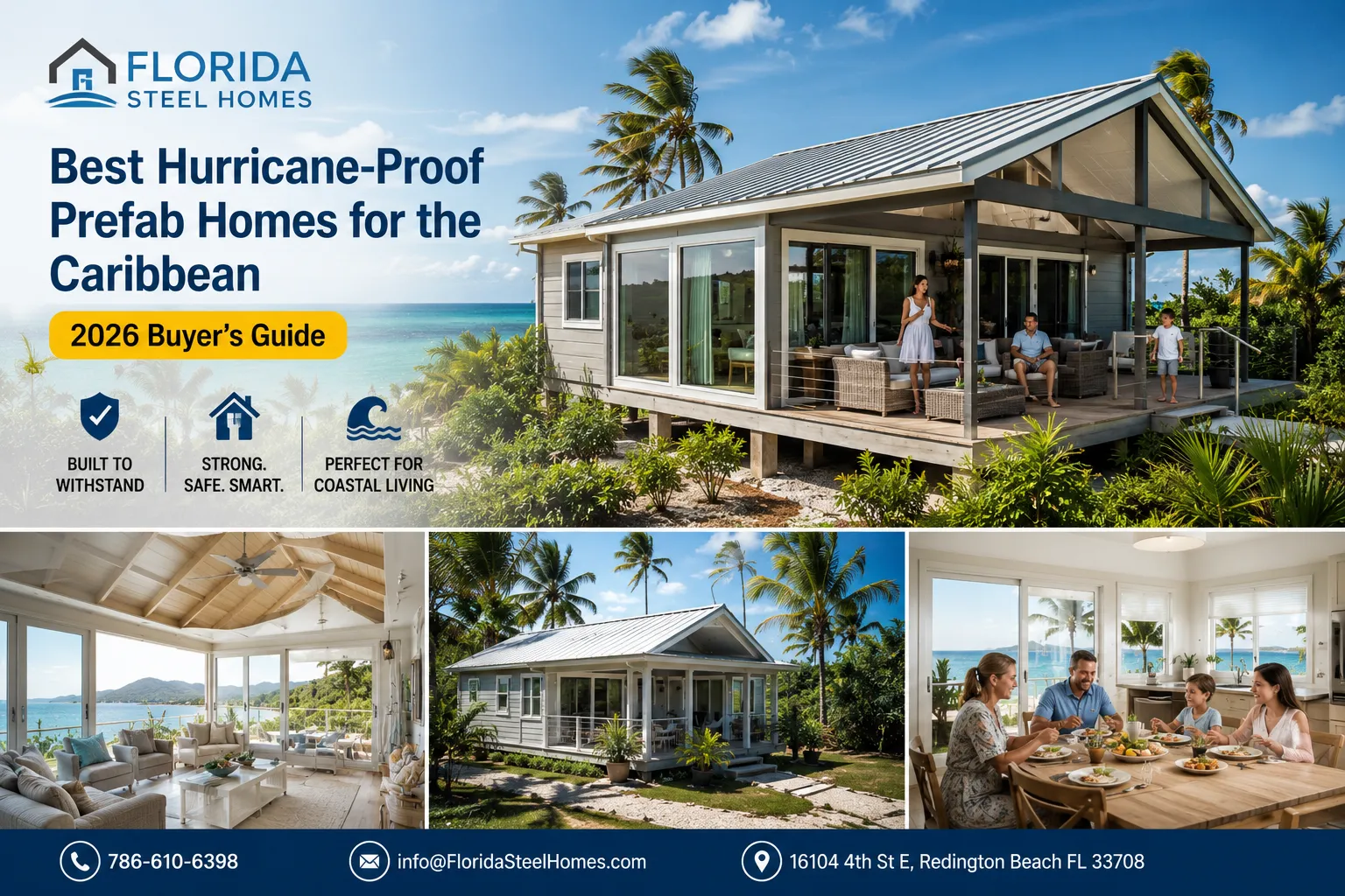 Home 15 Best Hurricane-Proof Prefab Homes for the Caribbean (2026 Buyer's Guide)