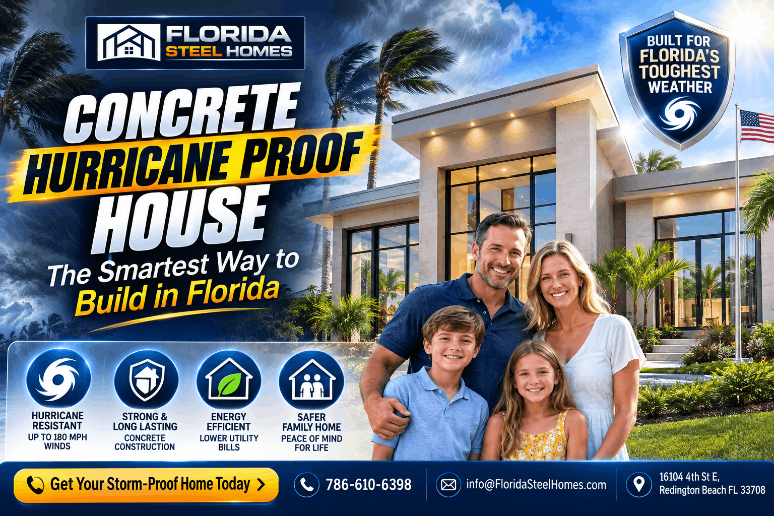 Home 14 Concrete Hurricane Proof House The Smartest Way to Build in Florida