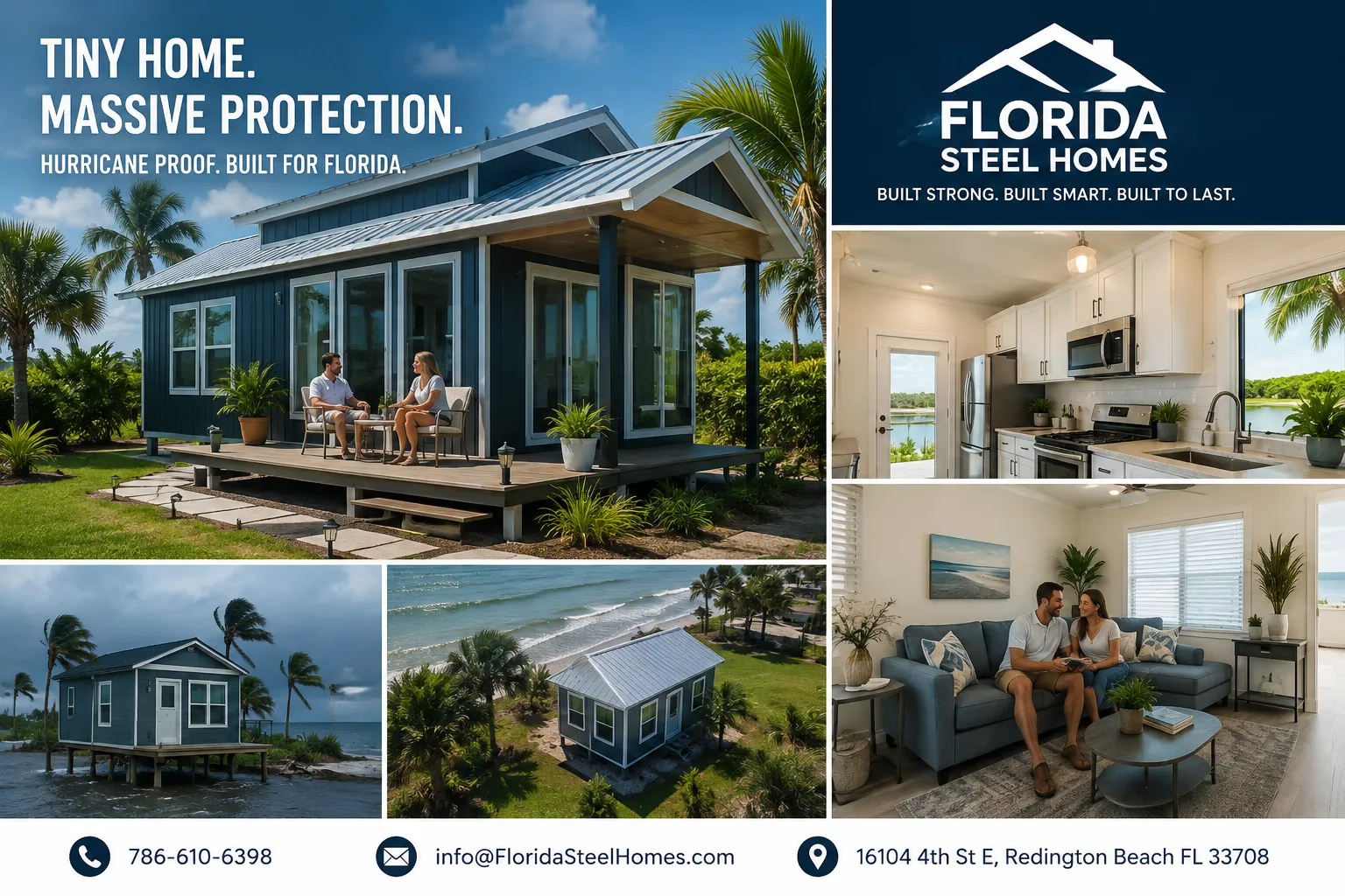 Tiny Hurricane Proof Homes Small, Safe, Steel-Built