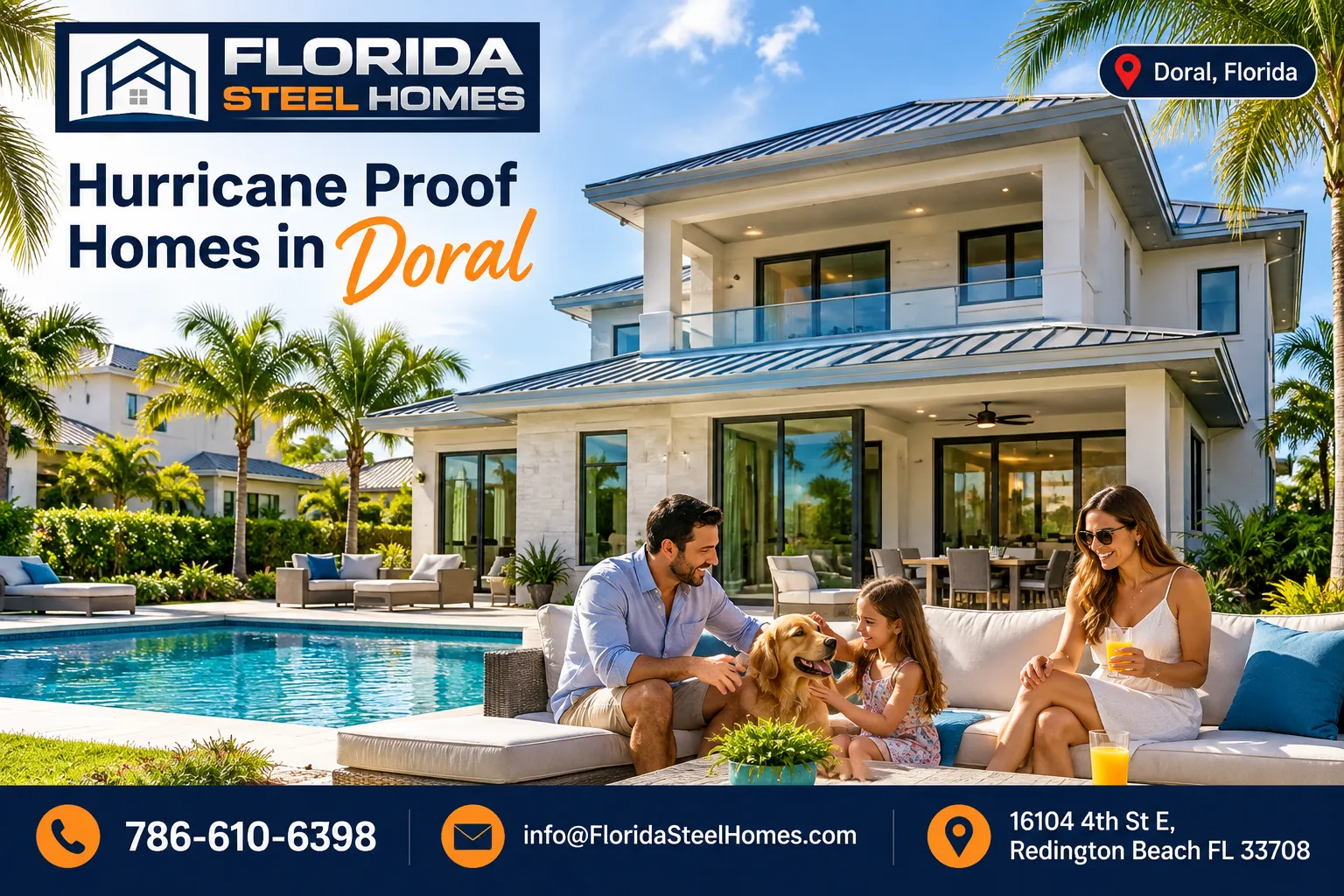 Hurricane Proof Homes in Doral, Florida